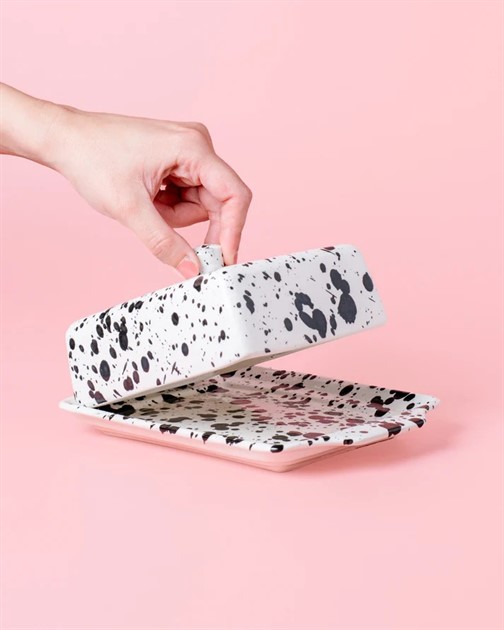 Smörtallrik med lock GALAXY